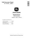 John Deere 135G (SN. from F500001) Crawler Excavators Repair Manual (TM14054X19)