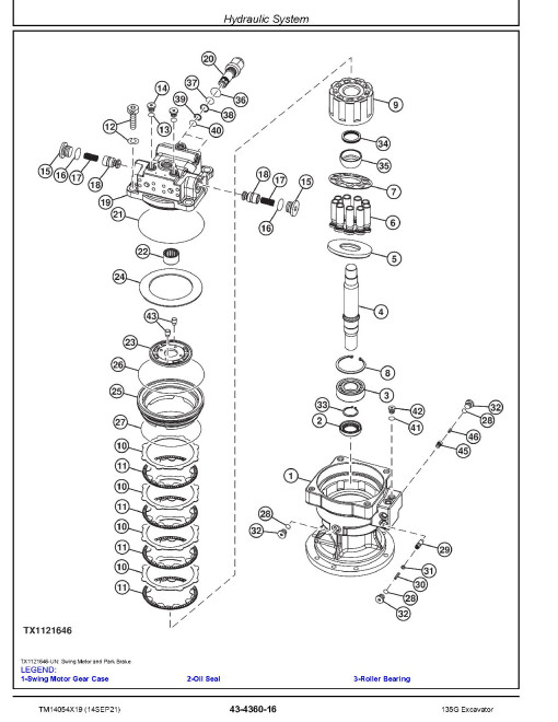 John Deere 135G (SN. from F500001) Crawler Excavators Repair Manual (TM14054X19) John Deere 135G (SN. from F500001) Crawler Excavators Repair Manual (TM14054X19)