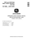 John Deere 330G and 332G Skid Steer Loaders (SN: E314413-387237) Operation and Test Manual (TM14065X19)