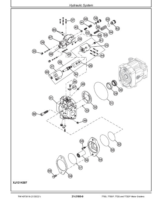 John Deere 770G, 770GP, 772G and 772GP Motor Graders (SN: F678818-680877) Repair Manual (TM14073X19) John Deere 770G, 770GP, 772G and 772GP Motor Graders (SN: F678818-680877) Repair Manual (TM14073X19)