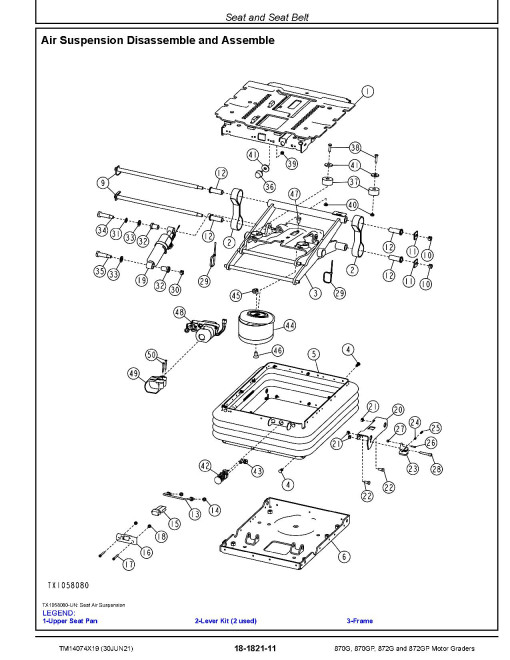 John Deere 870G, 870GP, 872G and 872GP Motor Graders (SN: F678818-680877) Repair Manual (TM14074X19) John Deere 870G, 870GP, 872G and 872GP Motor Graders (SN: F678818-680877) Repair Manual (TM14074X19)