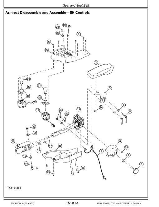 John Deere 770G, 770GP, 772G and 772GP Motor Graders (SN: C678818-680877, D678818-680877) Repair Manual (TM14079X19) John Deere 770G, 770GP, 772G and 772GP Motor Graders (SN: C678818-680877, D678818-680877) Repair Manual (TM14079X19)