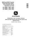 John Deere 803M and 853M Tracked Feller Bunchers (Open Loop Hydraulic Drive) Operation and Test Manual (TM14083X19)