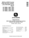 John Deere 803M, 853M and 859M Tracked Feller Bunchers (Closed-Loop Hydrostatic Drive) Repair Manual (TM14086X19)
