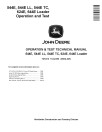 John Deere 544E, 624E, 644E 4WD Loaders, 544E LL Log Loaders and 544E TC Tool Cariers Operation and Test Manual (TM1413)