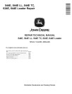 John Deere 544E, 624E, 644E 4WD Loaders, 544E LL Log Loaders and 544E TC Tool Cariers Repair Manual (TM1414)