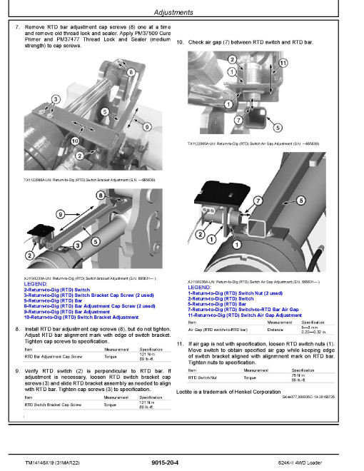 John Deere 624K-II (SN. from F677549) 4WD Loaders Operation and Test Manual (TM14146X19) John Deere 624K-II (SN. from F677549) 4WD Loaders Operation and Test Manual (TM14146X19)