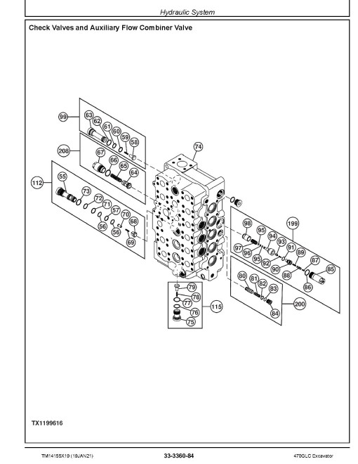 John Deere 470GLC (SN. from D473001) Crawler Excavators Repair Manual (TM14155X19) John Deere 470GLC (SN. from D473001) Crawler Excavators Repair Manual (TM14155X19)