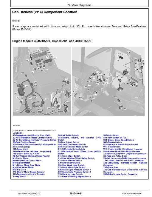 John Deere 310L Backhoe Loaders (SN. from A000001, C000001, D000001) Operation and Test Manual (TM14156X19) John Deere 310L Backhoe Loaders (SN. from A000001, C000001, D000001) Operation and Test Manual (TM14156X19)