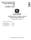 John Deere 844K-III and 844K-III AH 4WD Loaders (SN. from F677782) Operation and Test Manual (TM14158X19)