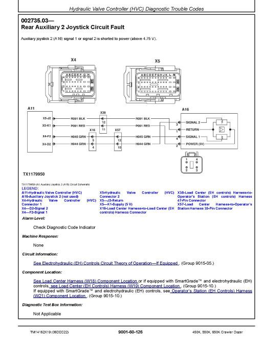 John Deere 450K, 550K and 650K Crawler Dozers (SN. from F304771) Operation and Test Manual (TM14162X19) John Deere 450K, 550K and 650K Crawler Dozers (SN. from F304771) Operation and Test Manual (TM14162X19)