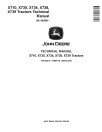 John Deere X710, X730, X734, X738 and X739 Lawn Tractors (SN. from 040001) Technical Manual (TM142319)