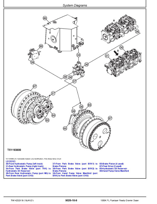 John Deere 1050K PL (SN: F310922-318801) Pipelayer Ready Crawler Dozers Operation and Test Manual (TM14232X19) John Deere 1050K PL (SN: F310922-318801) Pipelayer Ready Crawler Dozers Operation and Test Manual (TM14232X19)
