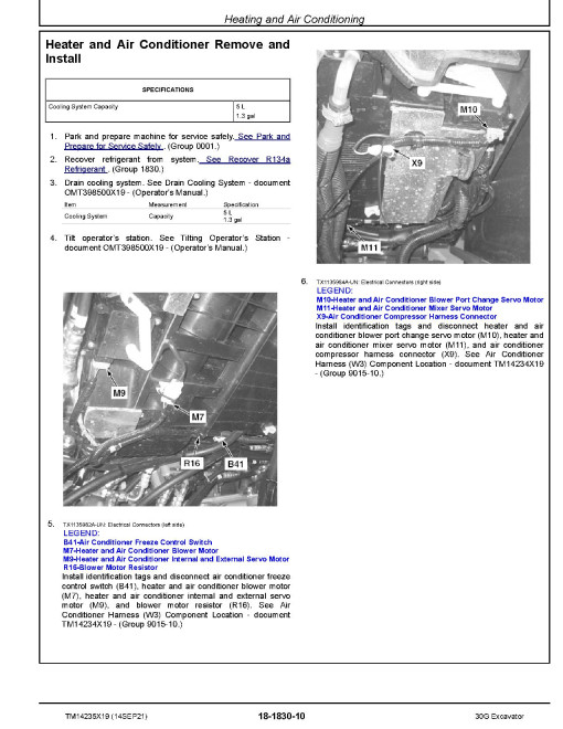 John Deere 30G (SN. from K265001) Compact Excavators Repair Manual (TM14235X19) John Deere 30G (SN. from K265001) Compact Excavators Repair Manual (TM14235X19)