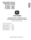 John Deere 870G, 870GP, 872G and 872GP Motor Graders (SN. from F680878, L700954) Operation and Test Manual (TM14246X19)