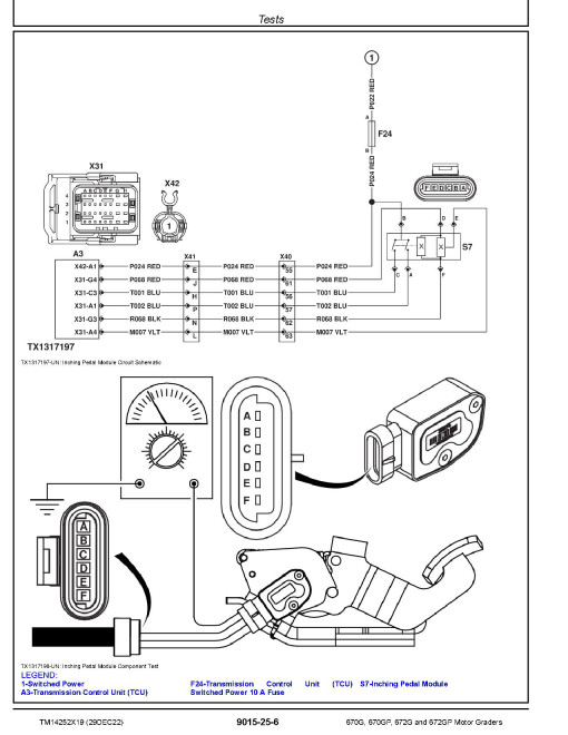 John Deere 670G, 670GP, 672G and 672GP Motor Graders (SN. from C680878, D680878) Operation and Test Manual (TM14252X19) John Deere 670G, 670GP, 672G and 672GP Motor Graders (SN. from C680878, D680878) Operation and Test Manual (TM14252X19)