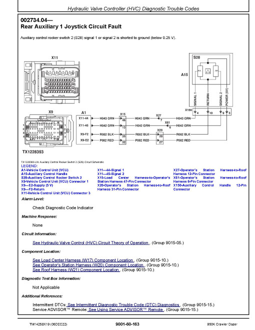 John Deere 950K Crawler Dozers (SN: C310401-338999) Operation and Test Manual (TM14258X19) John Deere 950K Crawler Dozers (SN: C310401-338999) Operation and Test Manual (TM14258X19)