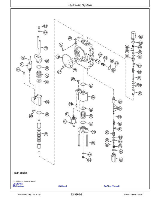John Deere 950K Crawler Dozers (SN: C310401-338999) Repair Manual (TM14259X19) John Deere 950K Crawler Dozers (SN: C310401-338999) Repair Manual (TM14259X19)