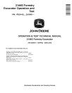 John Deere 2144G (SN. from D210001) Forestry Excavators Operation and Test Manual (TM14269X19)