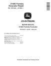 John Deere 2144G (SN. from D210001) Forestry Excavators Repair Manual (TM14270X19)