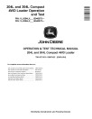 John Deere 204L and 304L Compact 4WD Loaders (SN. from B040073) Operation and Test Manual (TM14271X19)