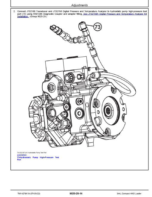 John Deere 344L (SN. from B043142) Compact 4WD Loaders Operation and Test Manual (TM14279X19) John Deere 344L (SN. from B043142) Compact 4WD Loaders Operation and Test Manual (TM14279X19)