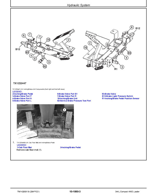 John Deere 344L (SN. from B043142) Compact 4WD Loaders Repair Manual (TM14280X19) John Deere 344L (SN. from B043142) Compact 4WD Loaders Repair Manual (TM14280X19)