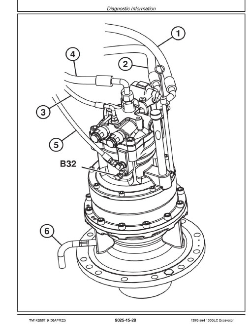 John Deere 130G and 130GLC Crawler Excavators (SN. from D040001) Operation and Test Manual (TM14288X19) John Deere 130G and 130GLC Crawler Excavators (SN. from D040001) Operation and Test Manual (TM14288X19)