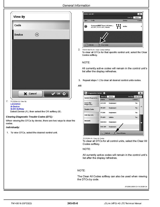 John Deere JDLink 4G LTE Modular Telematics Gateways Technical Manual (TM143019)