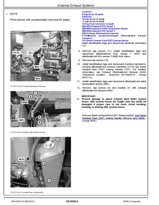 John Deere 345GLC (SN. from F020001) Crawler Excavators Repair Manual (TM14304X19) John Deere 345GLC (SN. from F020001) Crawler Excavators Repair Manual (TM14304X19)