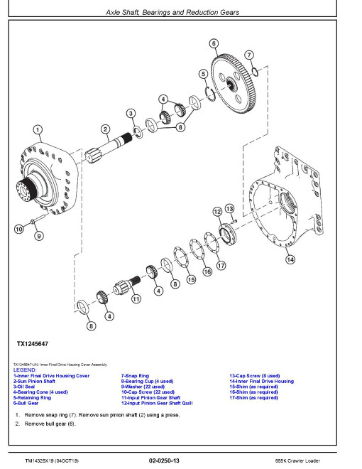 John Deere 655K (SN. from F339207) Crawler Loaders Repair Manual (TM14325X19) John Deere 655K (SN. from F339207) Crawler Loaders Repair Manual (TM14325X19)