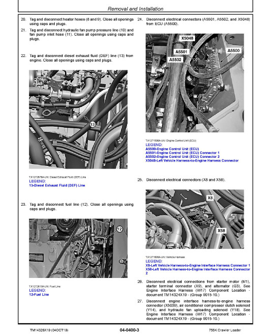 John Deere 755K (SN. from F339207) Crawler Loaders Repair Manual (TM14326X19) John Deere 755K (SN. from F339207) Crawler Loaders Repair Manual (TM14326X19)