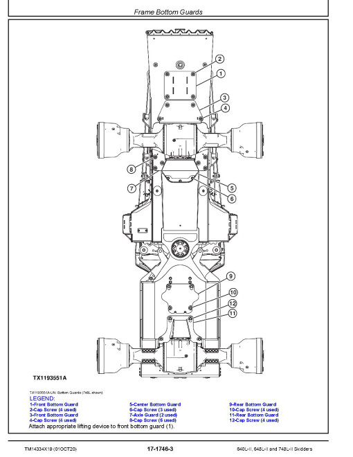John Deere 640L-II Cable Skidders, 648L-II and 748L-II Grapple Skidders (SN. from F690814) Repair Manual (TM14334X19) John Deere 640L-II Cable Skidders, 648L-II and 748L-II Grapple Skidders (SN. from F690814) Repair Manual (TM14334X19)