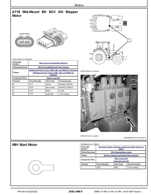 John Deere 5090R, 5100R, 5115R, 5115RH and 5125R FT4/Stage IIIB Tractors Diagnostic Manual (TM143419) John Deere 5090R, 5100R, 5115R, 5115RH and 5125R FT4/Stage IIIB Tractors Diagnostic Manual (TM143419)