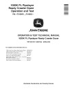 John Deere 1050K PL (SN. from F318802) Pipelayer Ready Crawler Dozers Operation and Test Manual (TM14351X19)