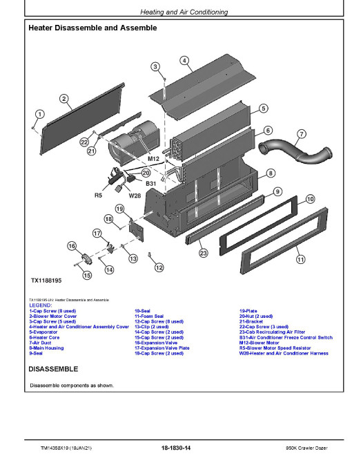 John Deere 950K Crawler Dozers (SN. from F334109) Repair Manual (TM14358X19) John Deere 950K Crawler Dozers (SN. from F334109) Repair Manual (TM14358X19)