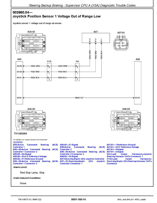 John Deere 844L and 844LAH 4WD Loaders (SN. from F697293, L697293) Operation and Test Manual (TM14367X19) John Deere 844L and 844LAH 4WD Loaders (SN. from F697293, L697293) Operation and Test Manual (TM14367X19)