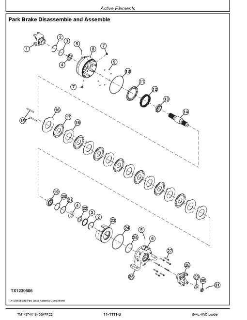 John Deere 844L (SN. from D697293) 4WD Wheel Loaders Repair Manual (TM14374X19) John Deere 844L (SN. from D697293) 4WD Wheel Loaders Repair Manual (TM14374X19)