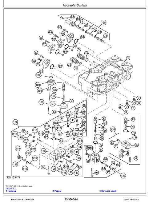 John Deere 200G (SN. from D020101) Crawler Excavators Repair Manual (TM14376X19) John Deere 200G (SN. from D020101) Crawler Excavators Repair Manual (TM14376X19)