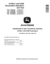 John Deere E330LC and E360 Crawler Excavators (SN. from C000001, D000001) Operation and Test Manual (TM14400X019)