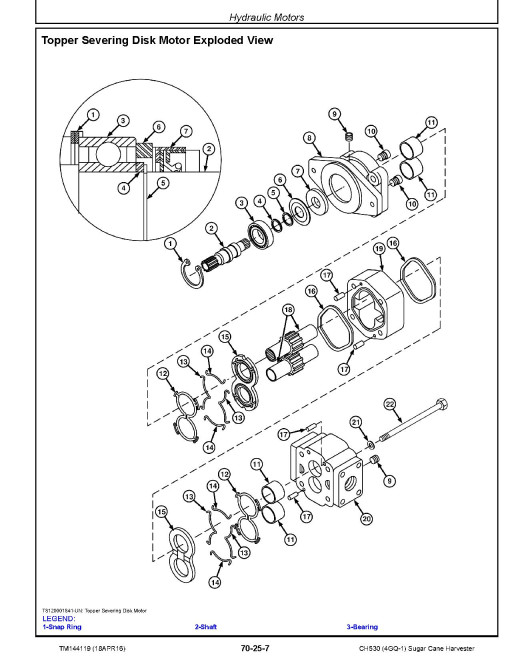John Deere CH530 and FMWORLD 4GQ-1 Sugar Cane Harvesters Repair Manual (TM144119) John Deere CH530 and FMWORLD 4GQ-1 Sugar Cane Harvesters Repair Manual (TM144119)