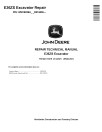John Deere E36ZS (SN. from D016000) Compact Excavators Repair Manual (TM14417X019)