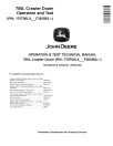 John Deere 700L (SN: F383562-) Crawler Dozers Operation and Test Manual (TM14426X019)