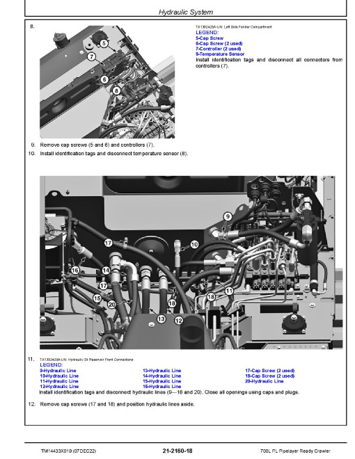 John Deere 700L PL (SN. from F383562) Pipelayer Ready Crawlers Repair Manual (TM14433X019) John Deere 700L PL (SN. from F383562) Pipelayer Ready Crawlers Repair Manual (TM14433X019)