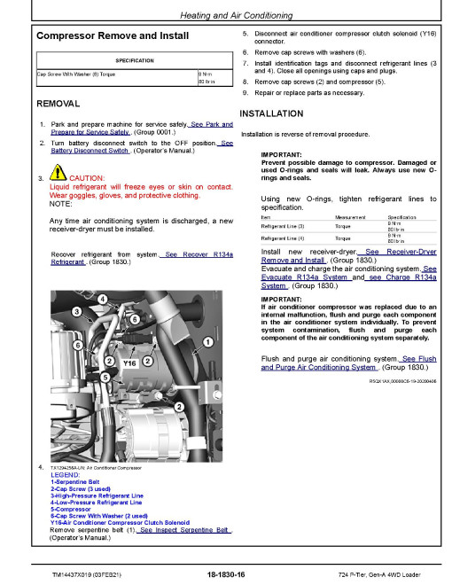 John Deere 724 P-Tier (SN. from D_10283) 4WD Wheel Loaders Repair Manual (TM14437X019) John Deere 724 P-Tier (SN. from D_10283) 4WD Wheel Loaders Repair Manual (TM14437X019)