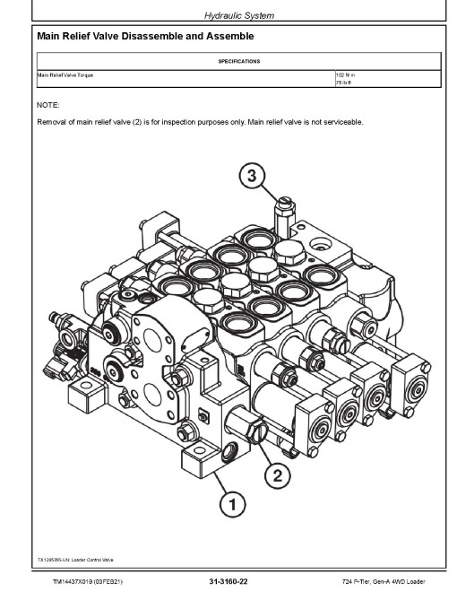 John Deere 724 P-Tier (SN. from D_10283) 4WD Wheel Loaders Repair Manual (TM14437X019) John Deere 724 P-Tier (SN. from D_10283) 4WD Wheel Loaders Repair Manual (TM14437X019)