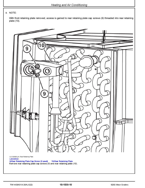John Deere 620G and 622G Motor Graders (SN. from C000001, D000001) Repair Manual (TM14439X019) John Deere 620G and 622G Motor Graders (SN. from C000001, D000001) Repair Manual (TM14439X019)