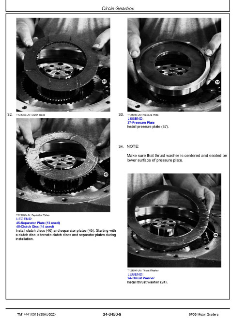 John Deere 670G and 672G Motor Graders (SN. from C000001, D000001) Repair Manual (TM14441X019) John Deere 670G and 672G Motor Graders (SN. from C000001, D000001) Repair Manual (TM14441X019)