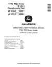 John Deere 770G and 772G Motor Graders (SN. from C000001, D000001) Operation and Test Manual (TM14442X019)
