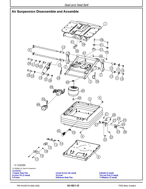 John Deere 770G and 772G Motor Graders (SN. from C000001, D000001) Repair Manual (TM14443X019) John Deere 770G and 772G Motor Graders (SN. from C000001, D000001) Repair Manual (TM14443X019)